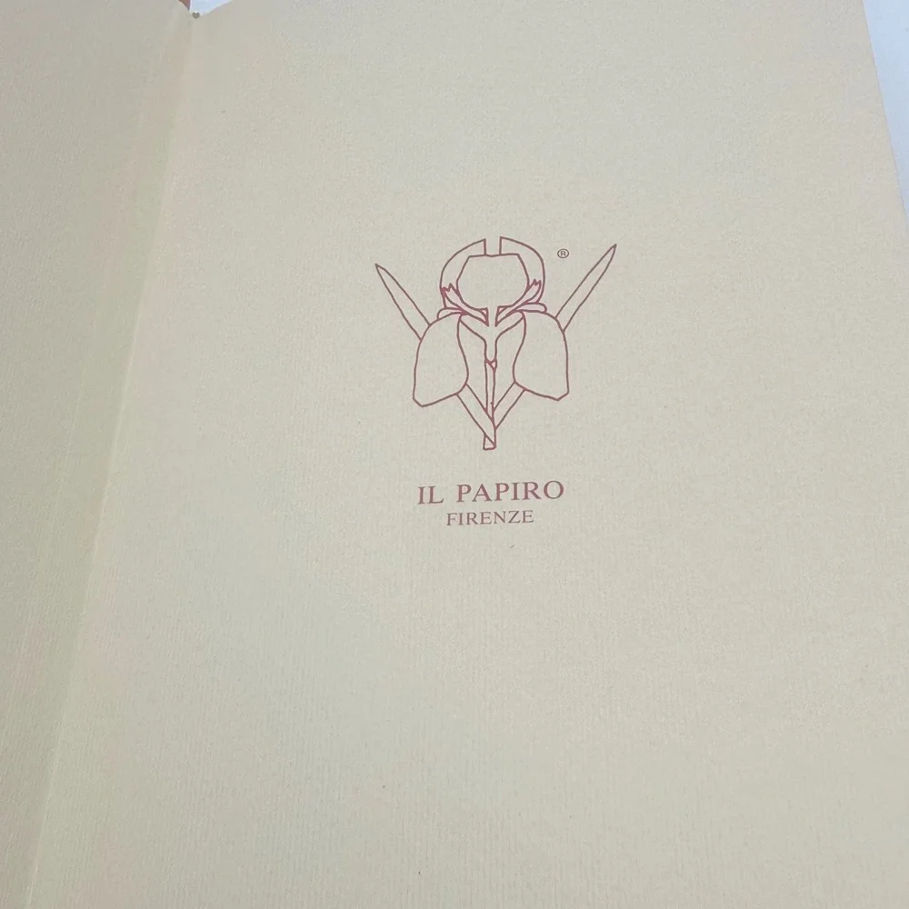 Il Papiro Firenze Leather Marbled Paper Books Set 1989 Agendas Italy